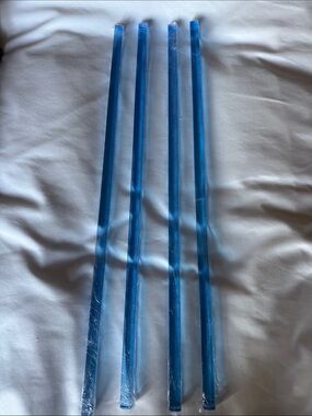 Mahjong Pushers Set of 4 Blue Acrylic Display Rods